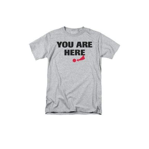 You Are Here Officially Licensed Adult T Shirt