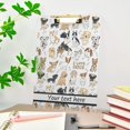 thumbnail image 5 of RYLABLUE Dogs Clipboard Hardboard Wood Nursing Clip Board and Pull for Standard A4 Letter 13x9 inches, 5 of 5