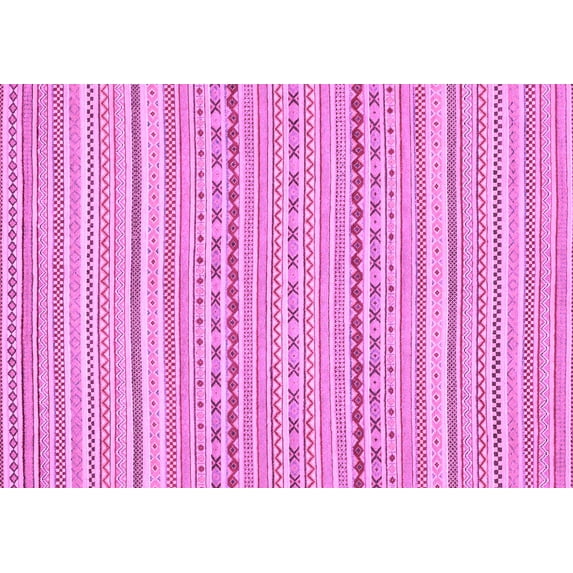 Ahgly Company Indoor Rectangle Abstract Purple Modern Area Rugs, 4' x 6'
