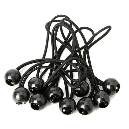 

VALINK 10/20/50pcs Tent Fix Cords Heavy Duty Bungee Loop Cord Elastic Tarp Awning Rope