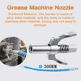 thumbnail image 3 of Manual Electric Pneumatic Grease Machine Nozzle Gear Type High-Pressure Grease Nozzle Double Handle Locking Pliers, 3 of 8