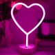 thumbnail image 4 of Fiudx Luz Led de San Valentín, Decoración de Neón con Forma Romántica, Base Redonda con Alimentación Usb, Brillo Suave para Cualquier Habitación, Perfecta para San Valentín, Aniversarios, Bodas, Tama, 4 of 6