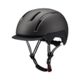 thumbnail image 1 of Casco de bicicleta Casco de montar Casco de bicicleta de carretera para viajes al aire libre Hombres Mujeres Niños Negro, 1 of 8