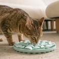 thumbnail image 4 of Dexypaws: Enrichment Snuffle Mat: Sky Blue Circle - Textured Dog Feeding Pad, Food Grade Silicone, Spread Food & Treats, Pet Soothing, Suction Back, 4 of 6