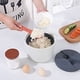 thumbnail image 4 of Horno microondas de oficina simple con cuchara de arroz, olla arrocera humeante, gran capacidad, doble capa, caja de almuerzo para cocinar sopa caliente, 4 of 6