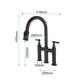 thumbnail image 6 of Pull Down Double Handle Kitchen Faucet, 6 of 9