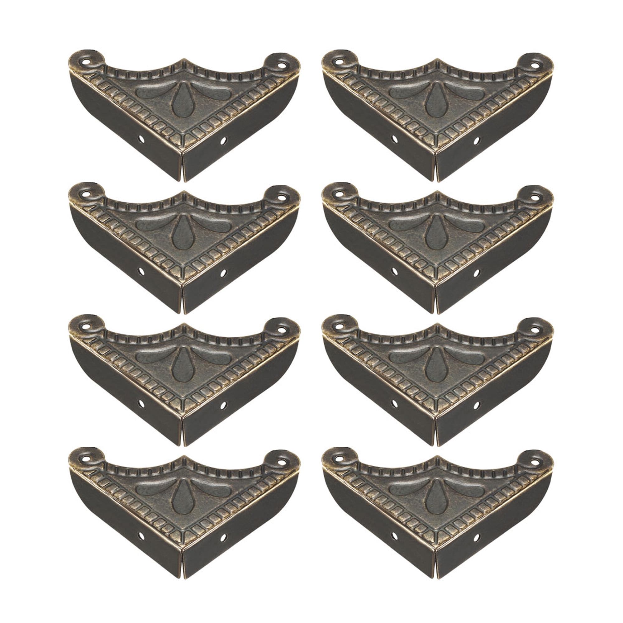 Unique Bargains Metal Desk Corner Protectors Table Edge Cover Guard 1.