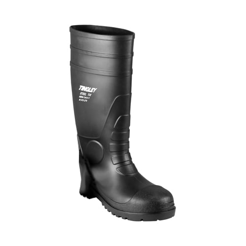 Tingley 31251-11 Steel Toe Economy PVC Knee Boot Size 11 Black for sale online 