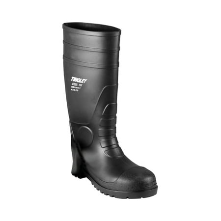 Blk Mens Harness Boot - Sz11 Blk Pvc Sock Boots