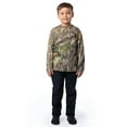 thumbnail image 5 of Mossy Oak Youth Hunting Long Sleeve Camo T-Shirt, Mossy Oak Country Roots, XS, 5 of 10