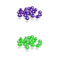 thumbnail image 1 of de Miniatura Decorativos para Casa Adornos Multicolor Durable DIY Verde púrpura, 1 of 9