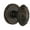 Timeless Bronze, variant on Grandeur Grande Victorian Door Knob with Georgetown Plate
