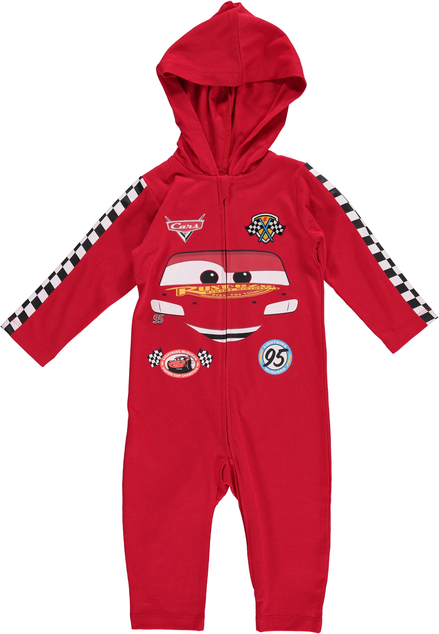 Disney Boys Cars Dressing Gown Lightning McQueen 18 Months to 8 Years 