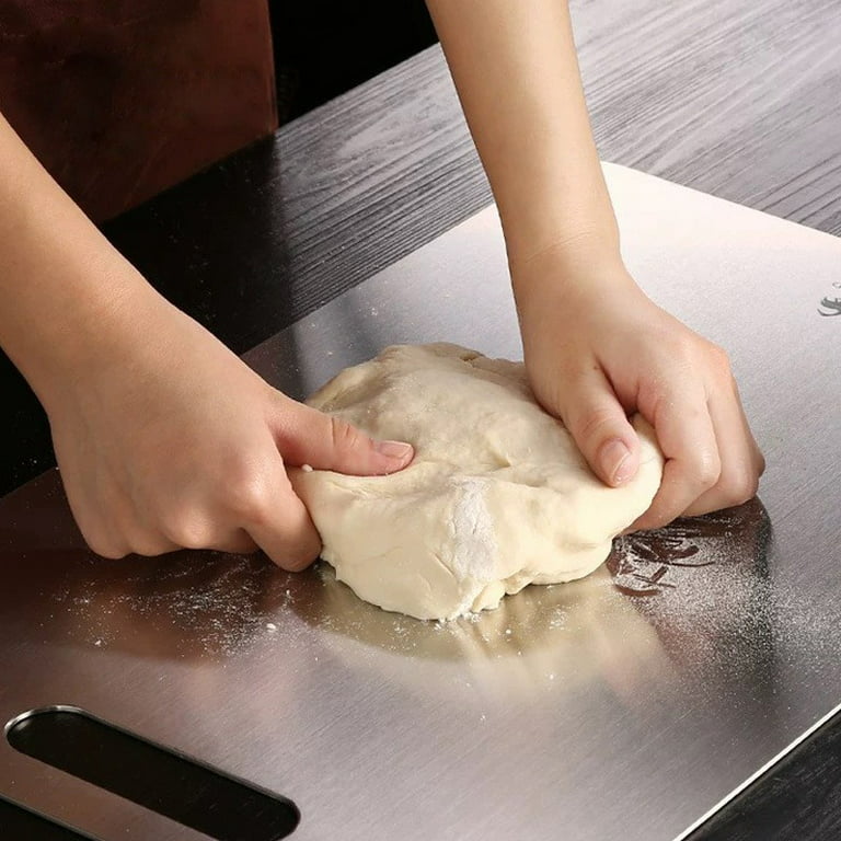Cutting Boards, Zrrcyy, Extra Large Stainless Steel Chopping Board, Baking Board, Heavy Cutting Board for Kitchen,pastry Board for Meat,vegetables, BR