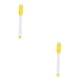 thumbnail image 2 of Injueey Students Portable Whiteboard Pen Teaching Room Chalkboard Erasable Markers Home Pencil Office Anti-smudge Handwriting amarillo negro 2piezas, 2 of 6