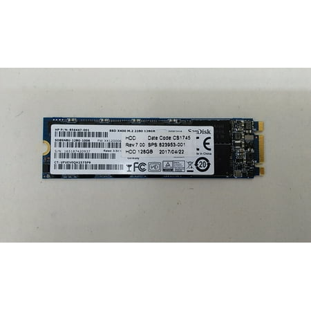 Used SanDisk SD8SN8U-128G X400 M.2 2280 128GB 80mm M.2 Solid State Drive