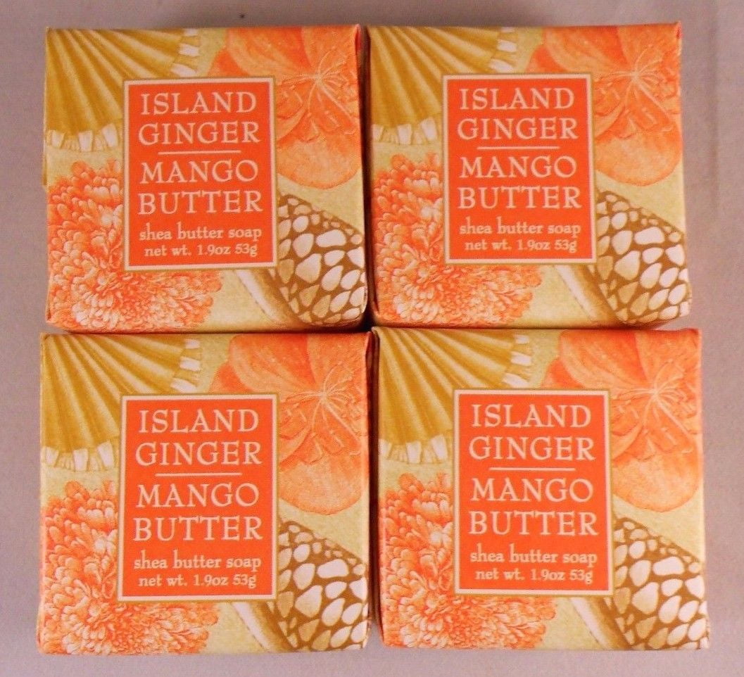Greenwich Bay Shea Butter Luxury Spa Soap, 1.9 oz., Set of 4 ISLAND