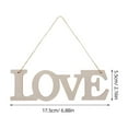 thumbnail image 4 of MLINS Beige Wooden Cutouts for DIY Crafts and Valentine Decorations 1 Set of Unfinished Wood Slices, 4 of 6