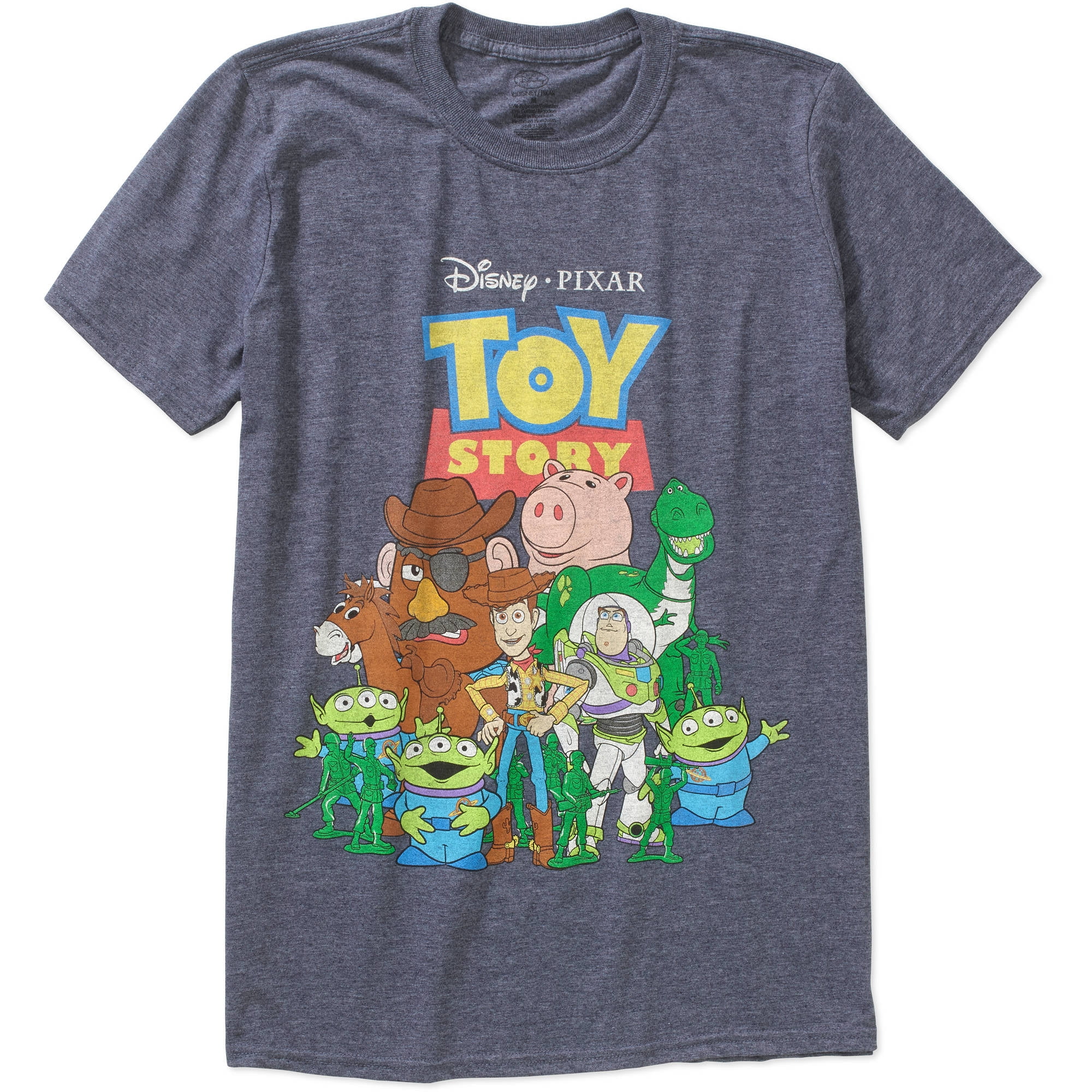 Disney Pixar Mens T-Shirt Toy Story Characters Print Novelty