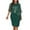 Green, variant on Oplxuo Wedding Guest Dresses for Women 2025 Hip Hugging Bodycon Party Lace Half Sleeve Evening Sequins Plus Size Prom Dress