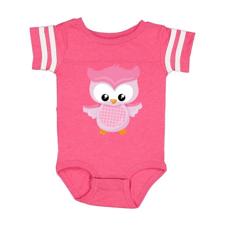 

Inktastic Cute Pink Spring Owl Gift Baby Girl Bodysuit