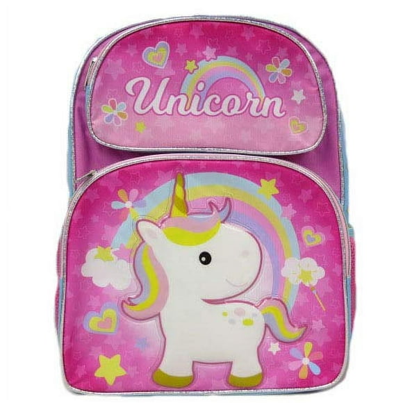 Backpack - Unicorn - Cute Rainbow Pink New 005108