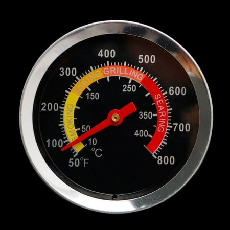

BAMILL 10-400℃ Barbecue Thermometer Gauge Stainless BBQ Smoker Grill Temperature