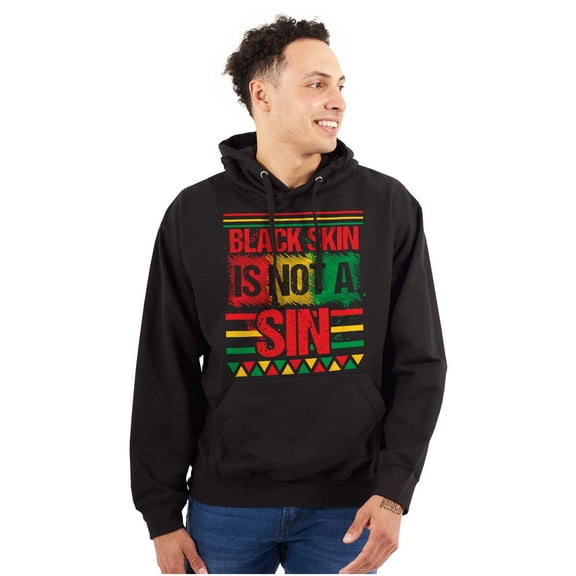 Black History Black Is Skin Not A Sin Hoodie Sweatshirt Women Men Brisco Brands S