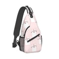 thumbnail image 2 of ZICANCN Crossbody Sling Bag for Men Women - Pink Cute Cats Casual Shoulder Backpacks for Travel Sport Climbing Runners Daypack, 2 of 9