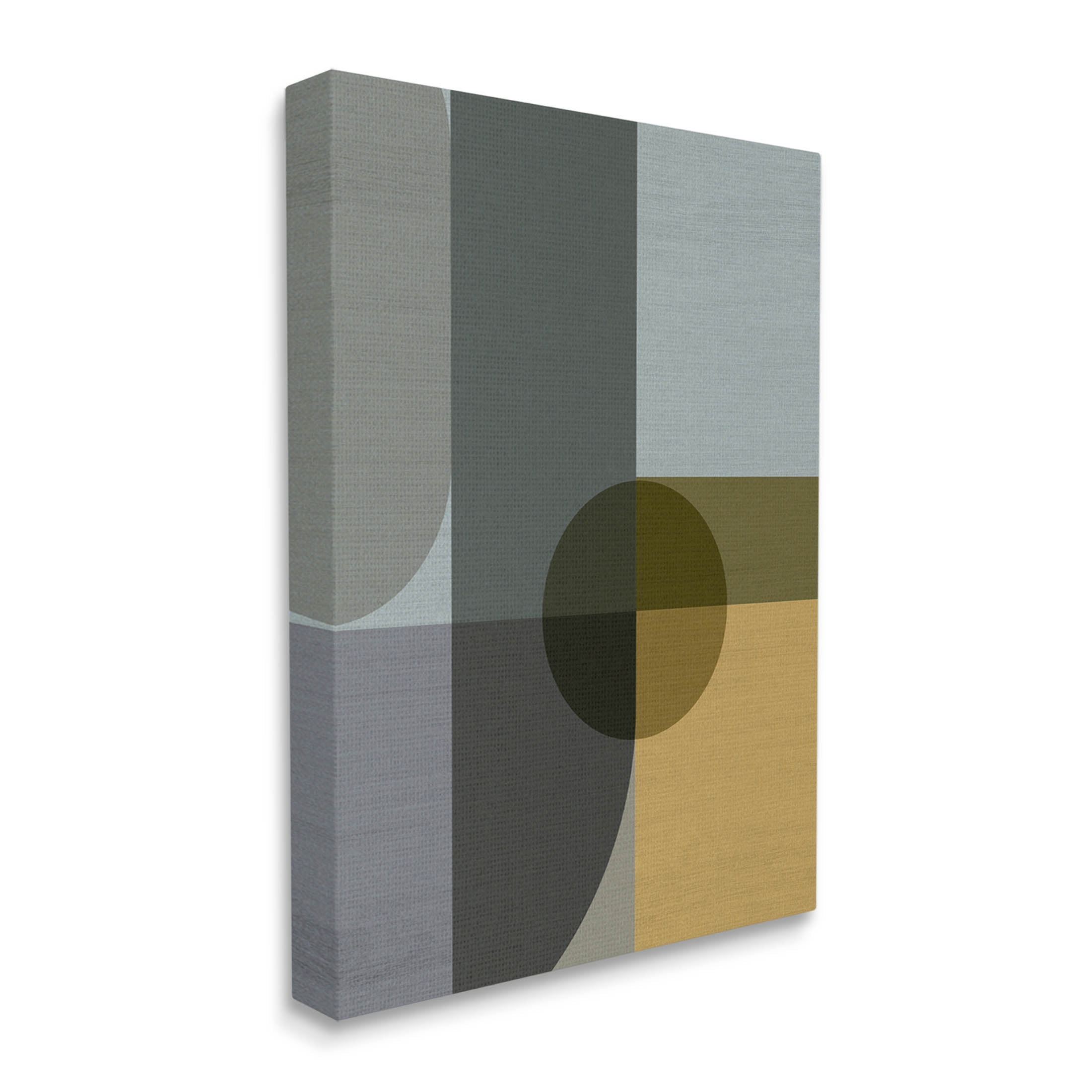 Geometric Arched Contemporary Shapes Abstract Graphic Art Gallery Wrapped Canvas Print Wall Art