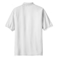 thumbnail image 6 of Mens Silk Touch Polyester/Cotton Polo with Pocket White Large, 6 of 6