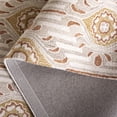 thumbnail image 5 of SAFAVIEH Pine Mariko Oriental Area Rug, Beige/Gold, 6' x 6' Round, 5 of 10