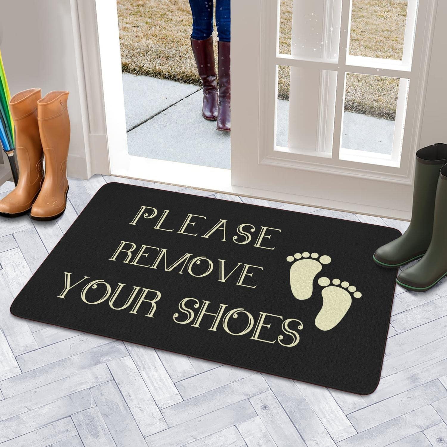 Funny Letter Mat Doormat Entrance Floor Mat Funny Doormat Please Remove  Your Shoes Outdoor Rubber Door Mats Drop Shipping - AliExpress