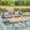 Natural+Grey, variant on Water Resistant Cushion 2 Seater Sofa / Perfect for Outdoor Patio
