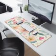 thumbnail image 2 of Long Mouse Pads for Desk,Pioneer Flower Floral Print Pattern Desk Mats on Top Of Desks, Desk Mouse Pad Extra Large with 3mm Non-Slip Base and Stitched Edge for Gaming,Office,Work,Home 31.5"x11.8", 2 of 6