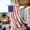 Classic, variant on Lighted Rag American Flag Banner, 4 X 2.3 Ft Lighted Rag American Flag Banner with Lights, Independence Day Retro Lighteds Patriotic Porch Banners for Outdoor Garden Yard Decor (Glowing)