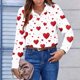 thumbnail image 5 of TaTaai Women Casual Button Down Printed Shirt Long Sleeve Collared Top Ladies Daily Street Office Commute Wear Soft Breathable No Fading Machine Washable Comfortable Blouse Gift, 5 of 6