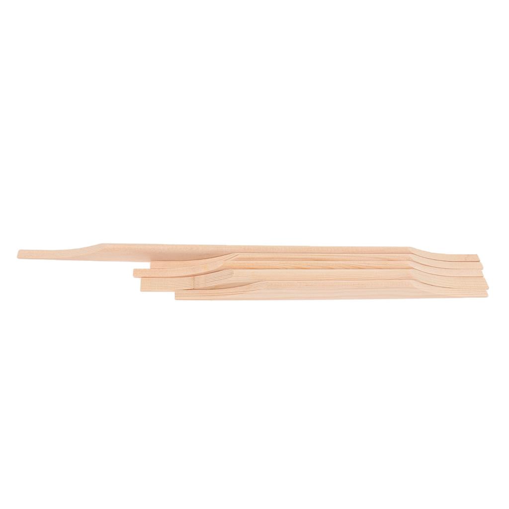 LeeQinersw 24 Pcs Spruce Bracewood Kit for Acoustic/Classical Guitar Makers Luthiers Supply