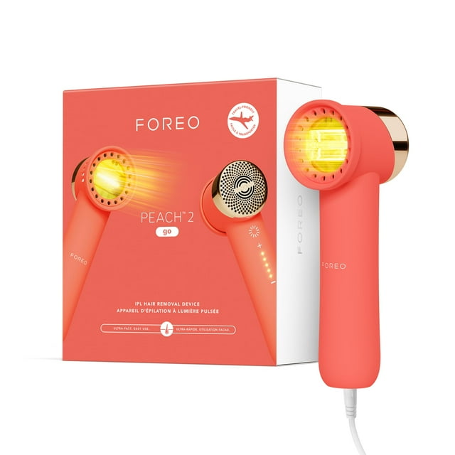 Dispositivo de depilación IPL FOREO Peach 2 Go apto para viajes
