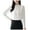 White, variant on Beach Vacation Clothes for Women, Shirts for Women, Stylish Women's Long Sleeve Chiffon Blouse for Elegant Looks Korean- Fashion with Loose Fit and Trendy Appeal