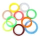 thumbnail image 1 of Filamento 20 colores Recambios PCL de 175 mm para impresora 3D Anggrek Otros, 1 of 8