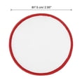 thumbnail image 2 of 30pcs Sublimation Patch Blank, 7.5cm/2.95 Inch Fabric Iron-on Blank Heat Transfer Repair Patch White with Red Border, 2 of 7