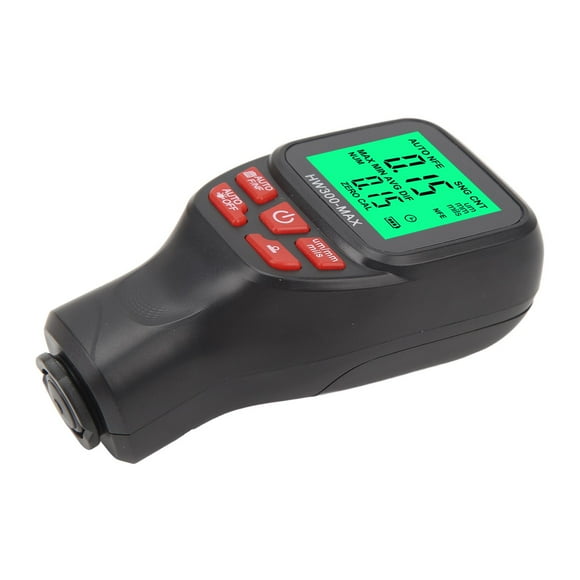High Accuracy Coating Thickness Gauge Digital Measuring Tool For Metal Coating Film Paint, Record Data, 3 Units Switching, Applicable To Non Conductive Coatings