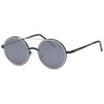 thumbnail image 1 of Lunettes de Soleil Style Rond Punk Rock, Noir, 1 of 1
