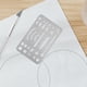 thumbnail image 1 of unbranded 3Ud Escudo Para Borrar De Metal Plateado Ideal Para Dibujo Y Técnicas De Sombreado, 1 of 8