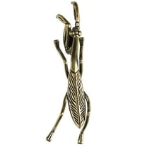 UPKOCH Insect Decor Brass Mantis Statue Golden 1Pack