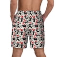thumbnail image 4 of Goofa Christmas Cat Printed Men's Swim Trunks Board Shorts Quick Dry Mens Swimming Trunks with Compression Liner,Breathable Fit Hawaii Beach Shorts-Medium, 4 of 9