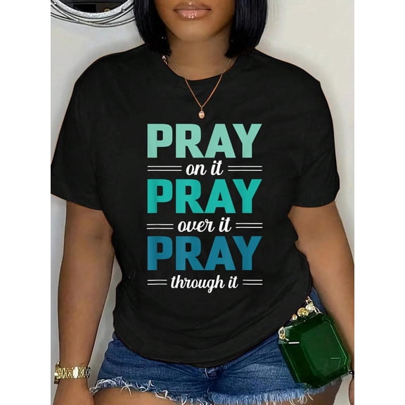 Pray Pray Pray Christian Jesus Apparel For Men Women Prayer T-Shirt