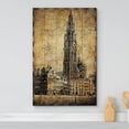 thumbnail image 2 of wall26 Canvas Print Wall Art Vintage Wood Panel Big Ben Clock England Architecture &amp; Maps Landmarks Digital Art Modern Art Decorative Scenic Urban Bohemian for Living Room, Bedroom, Office - 32&q, 2 of 5