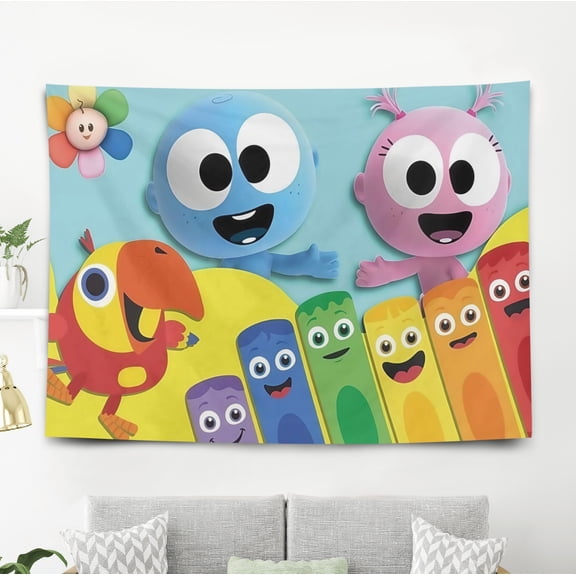 Tapestry for Funny GooGoo & GaaGaa Baby Wall Hanging Bedroom Dorm Wall Art Decorations Funny Backgrounds Banner Party Poster Kids Girls Teens Gifts Funny 40×60 inch